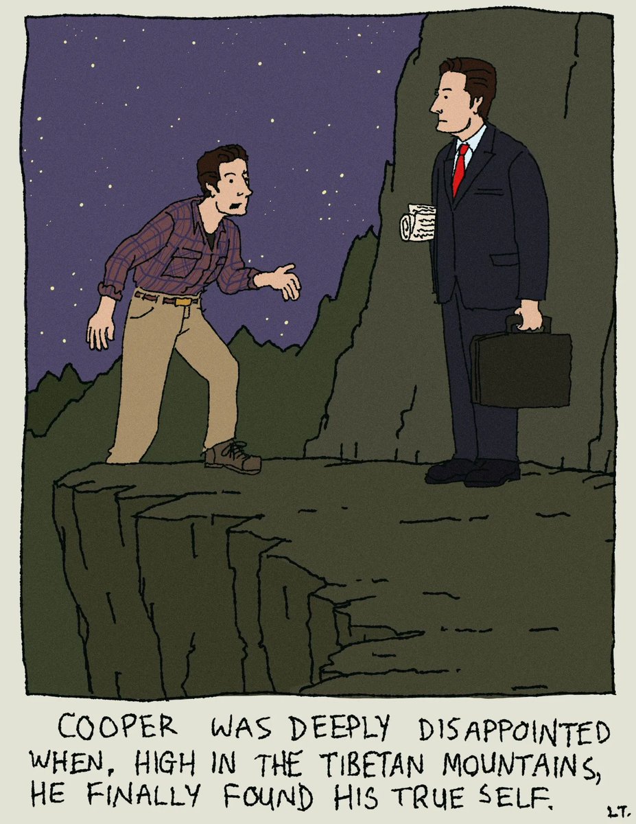 Ltleftenant's tweet photo. Coopers true self #twinpeaks https://t.co/bF6u1brC6D