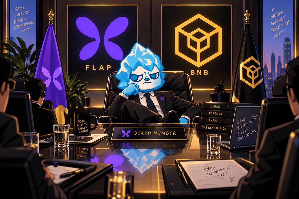Fstock_cto's tweet photo. BOARD MEETING 🪽

FLAP 🤝 BNB

BUILD.
PARTNER.
EXPAND.
$FSTOCK is at the table.
the next move won't wait. 📈

@flapdotsh @BNBCHAIN https://t.co/hd8iJxygDS