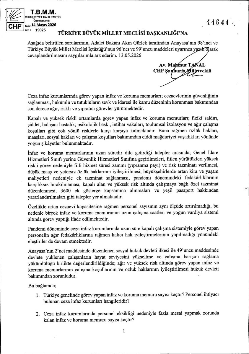 infazkorumalar's tweet photo. Sn @herkesicinCHP @MTanal !Sn @adalet_bakanlik @abakingurlek e bizlerin hakkı okan ve yıllardır beklediğimiz hak ve taleplerimiz için yazılı okarak sormus olduğu önerge için Tesekkür ediyor @TBMMGenelKurulu diğer sitasi parti ve milletvekillerimizdende destek ve çözüm bekliyoruz https://t.co/P1wd1q5d19