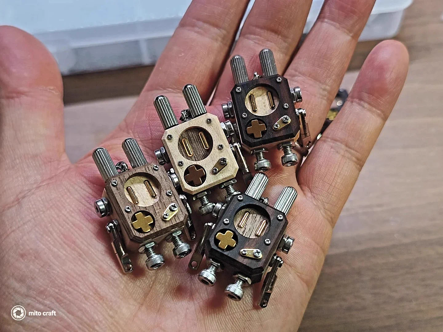 mito craft / 木と金属のキーチャーム (@mitocraftdiy) / X