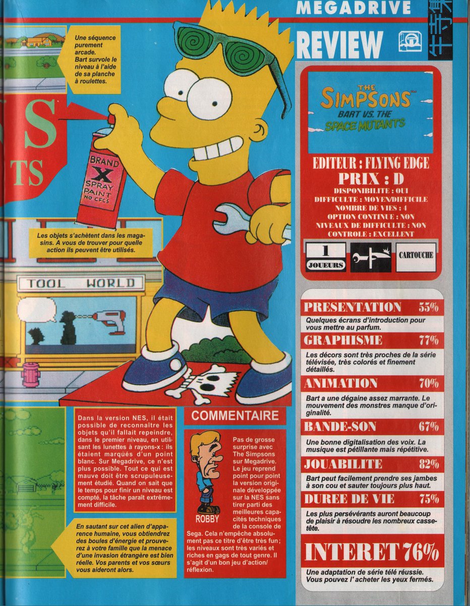 AllmightoFranky's tweet photo. Et on termine pour aujourd'hui avec encore des tests,#TheSimpsons Bart Vs the space mutants sur #Megadrive et #FinalFight sur la #SuperNes! A demain pour la suite de ce numéro de l'été! 5/5 https://t.co/afRzYRo0HN
