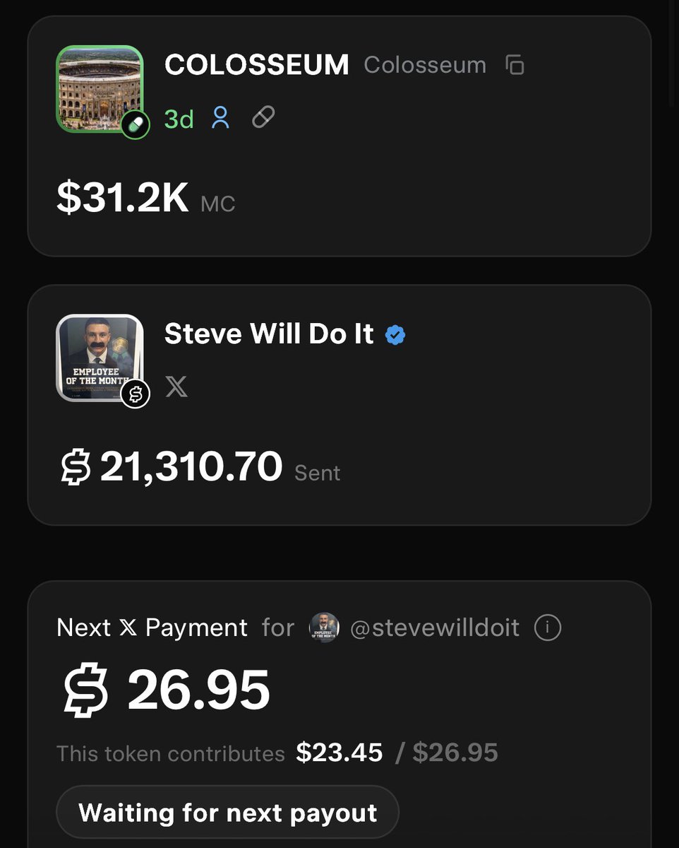FCAT6BNB's tweet photo. @stevewilldoit Look at Steve’s influence. Even without him actively promoting it, nearly 1,000 people have already shown interest in his idea of building the Colosseum, and more than $20,000 in funding has already been raised.

Just wait and see—this is going to become something massive. https://t.co/8o5k9Qizy7