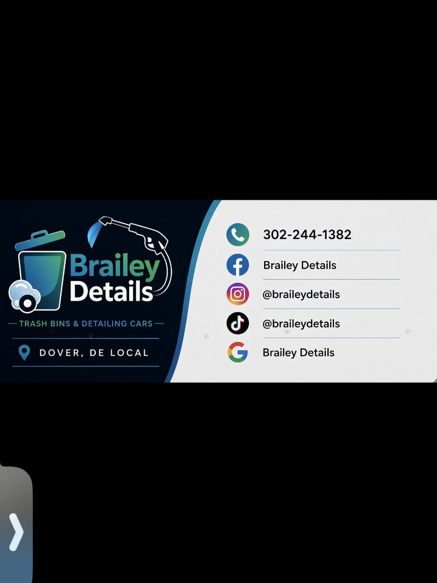 MohammedCo4w's tweet photo. Hey everyone, just a heads up—we’re changing our business name to Brailey Details. We still offer all the same services: car, garden, and trash can detailing. https://t.co/UzP6MAMTLb