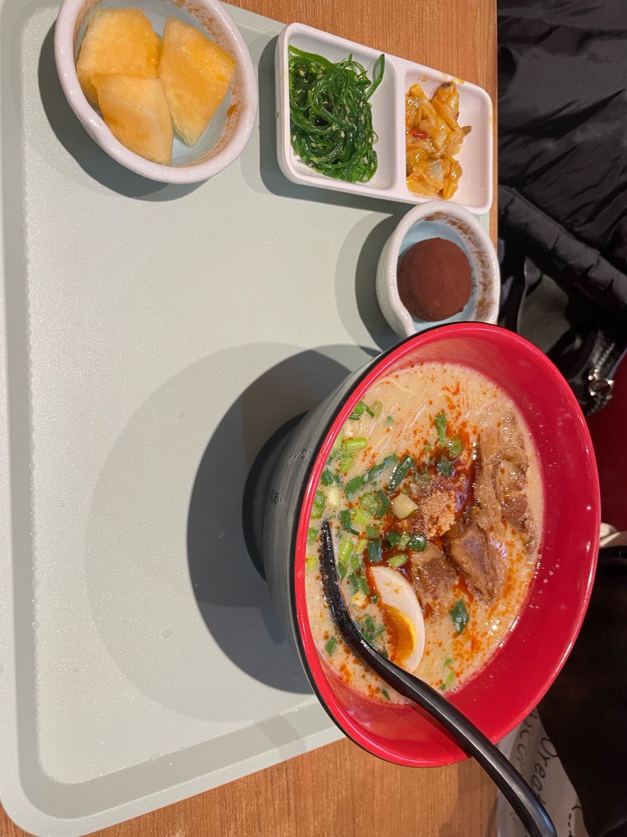 TeriRhonde92i's tweet photo. Just tried the hidden gem ramen spot in downtown! Rich tonkotsu broth, perfectly chewy noodles, and melt-in-your-mouth chashu – worth every penny. 10/10 would come back next week! https://t.co/fjqvqpxCSj