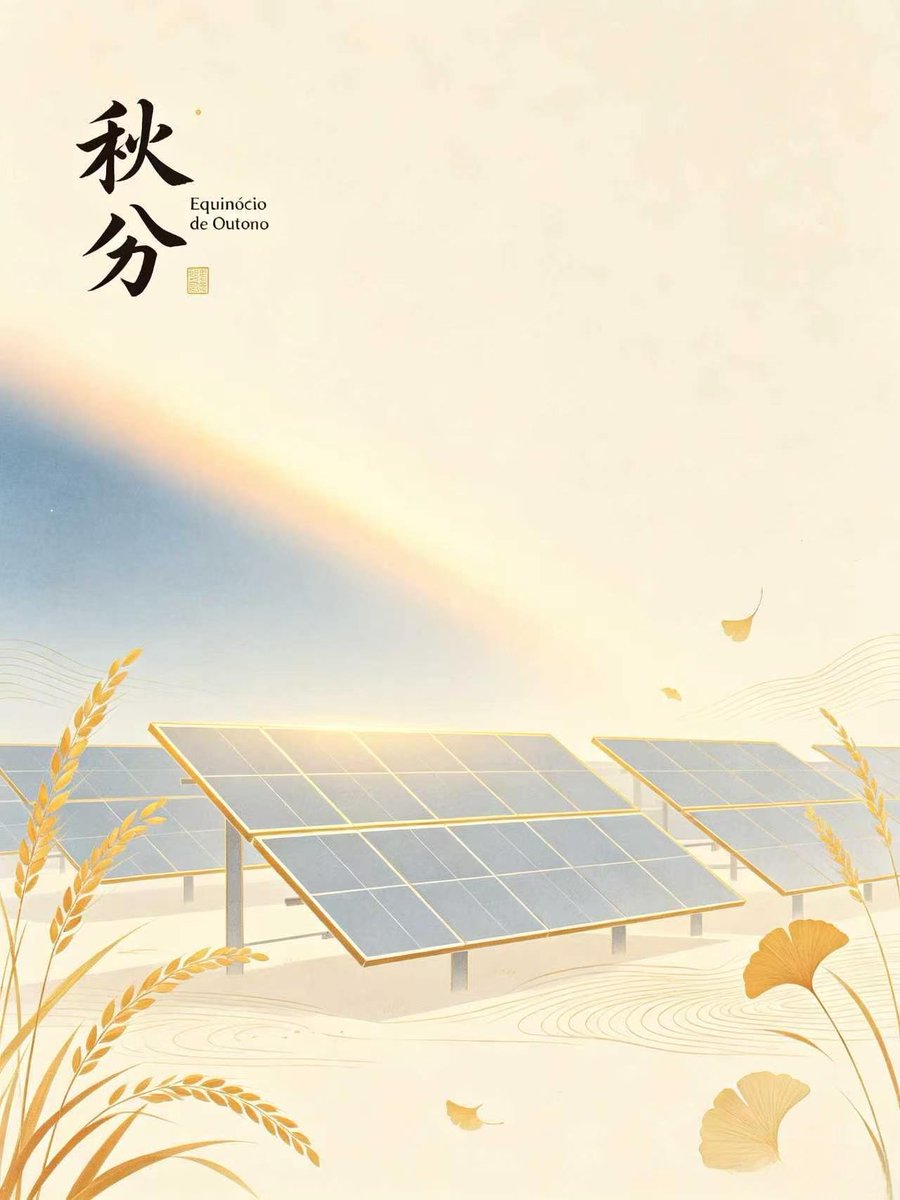 PowerChina_Br's tweet photo. Celebramos hoje o Equinócio de Outono (Qiu Fen). Um momento de equilíbrio perfeito entre luz e sombra. A PowerChina Brasil deseja a todos uma nova estação de harmonia e energia renovada!
#PowerChinaBrasilCultura https://t.co/KMg87zMw0E