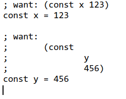 polyscone's tweet photo. Setting up parser tests that are just in-source s-expression comments is actually pretty easy if you have the ability to lookup trivia for source byte offsets https://t.co/WPBM9Q3VMw https://t.co/79d4wb7klB