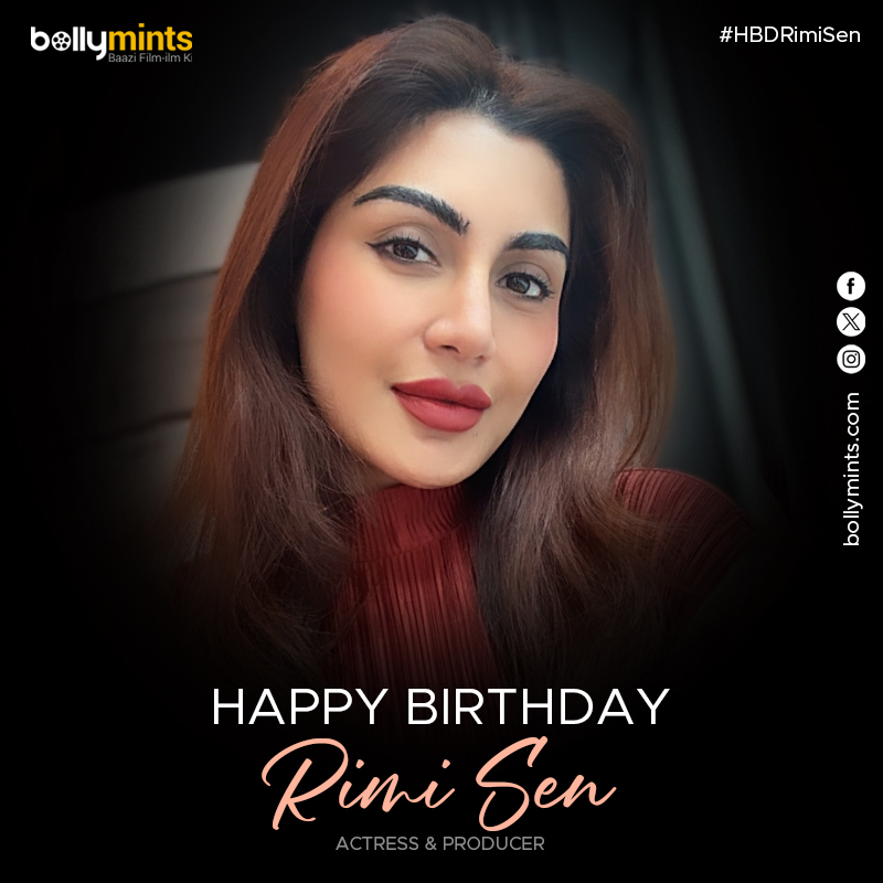BollyMints's tweet photo. Wishing A Very Happy Birthday To Actress & Producer #RimiSen !
#HBDRimiSen #HappyBirthdayRimiSen https://t.co/pe1Ach0Ddy