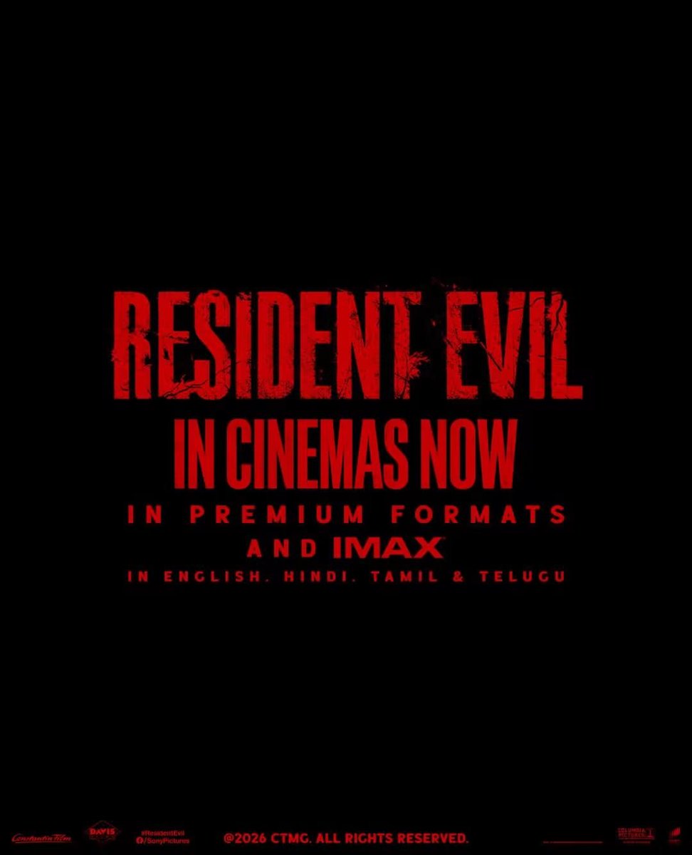 InoxSrinagar's tweet photo. For the fans, by the fandom. 🧟♀️🔥
Resident Evil brings the scares, the chaos and some seriously satisfying fan service.
#ResidentEvil now screening at @inoxsrinagar
.
.
.
#AustinAbrams #PaulWalterHauser #ZachCherry #KaliReis
Credits: Sony Pictures India & Milan Records. https://t.co/7IQa5XUxuX