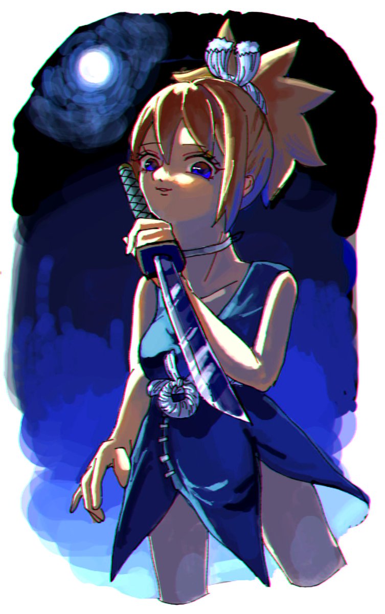 stko_290's tweet photo. 微合作❣️❣️月明かりに照らされるコハクちゃん🌜🌚🌛
線画→私
色選び→@4tbti ちゃま https://t.co/SaNp92mSvt