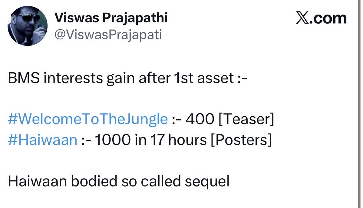 NishantADHolic_'s tweet photo. Before #Haiwaan Release - 
"Stop signing sequals.. change his mind of doing forced sequals.. Haiwaan bodied so call sequal WTTJ."

After blockbuster #Haiwaan - 
"Haiwaan lifetime failed to cross 2 days biz of WTTJ, HF5. Experiment krke zindagi barbaad!"

IF DOGLAPAN HAD A FACE! https://t.co/4GKVgh6P7n