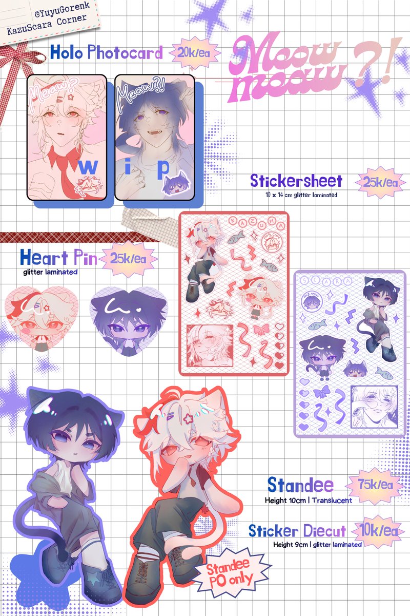 YuyuGorenk's tweet photo. ♟️.•｡ ♡ & 🔃 are very apeciated °.• 

MouYu PO & OTS Catalogue for #comipara7 is open!

🦋°.• 21- 26 September
⛵️.°• Pick-Up & Mail Order
✨️°｡• COMIPARA 7 
🧳•.° Waroeng Prikitiew J15-16
🗨 •°. PDVV, Genshin, KZSCR, HSR, ORV, Original, Genshin Zine
📎: https://t.co/NepTDHeShO