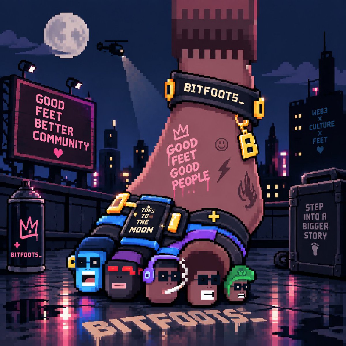 Shoieb_web3's tweet photo. Time to show some creativity for @BITFOOTS_ 🦶🔥

Already applied now dropping my entry and hoping the team notices

Good luck to everyone participating. Let’s see which feet make it to the winners list. 👀👾 https://t.co/JZb8WG7VOL