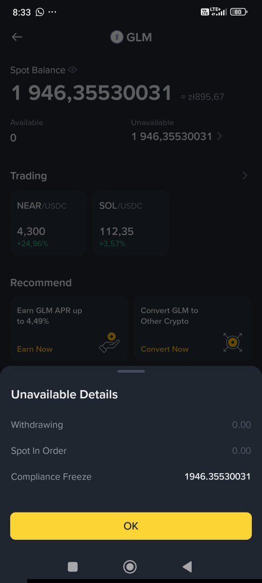 WDabrowny's tweet photo. @binance @BinanceHelpDesk It has now been 12 days and my funds are still frozen. Case ID: 728952370 (Case #169502419). Please push this to the Compliance team for an immediate update https://t.co/X5ARAWohhe