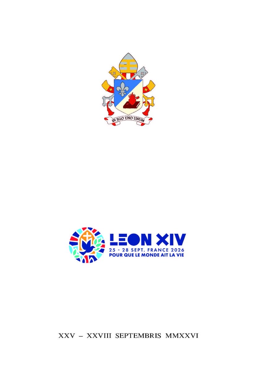 UCEPO's tweet photo. È disponibile il Messale per le celebrazioni che il Santo Padre Leone XIV presiederà durante il prossimo viaggio apostolico in Francia, dal 25 al 28 settembre 2026: https://t.co/5RC6djQRJL https://t.co/DiRYkXu2lQ