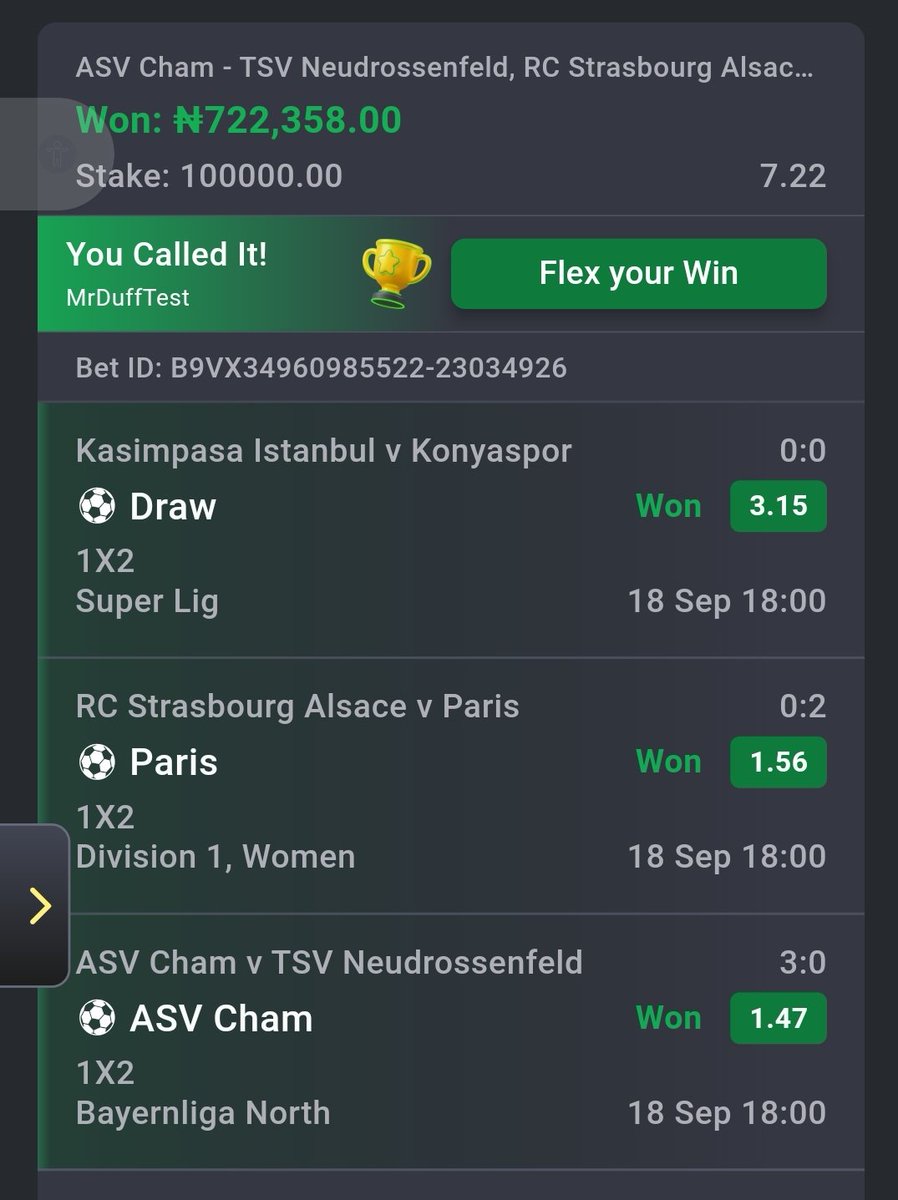 Balls2ReignXX's tweet photo. This is Magical🧝‍♂️ 
Join my channel⬇️

https://t.co/5b8AAyFw0y… 

7️⃣ &amp; 5️⃣ Odds landed safely 🎯🎯

our success story 🔞🔞

We're winning everyday💥💥 

@mrbayoa1 @joyfultips @CHIZZY_BB 
@Ada_Daddyya @Afc_saks1   @cindy_blog  @TalentedFBG  @BoomQueen_ @deenayaah @Analyst_365 https://t.co/eGiEWc6ezd