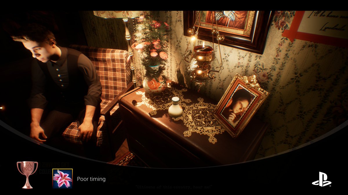 PwincessLuz's tweet photo. Complete Act VI
Find Zhivko's Gift
Find the Birth Certificate
Complete Act VII
#PS5, #PlayStationTrophy, #LastDaysOfLazarus https://t.co/xt1npz65Cj