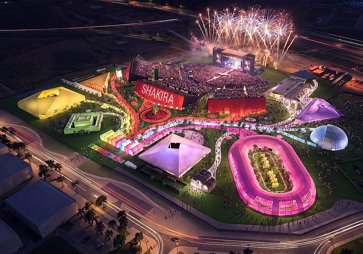 kohantoys's tweet photo. Se los repito por si no quedó claro:
BKARKE INGELS DISEÑÓ UN ESTADIO  PARA SHAKIRA EN MADRID SE LLAMA MACONDO PARK Y LES JURO QUE TODO ES VERDAD https://t.co/p775V6GYU0