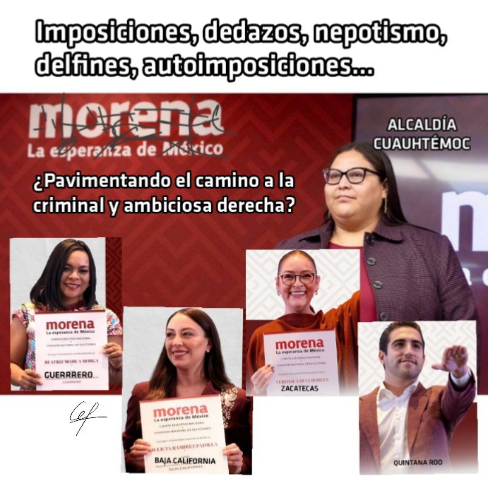 CeFpM's tweet photo. @fisgonmonero @CitlaHM @A_MontielR Nada le aprendieron a @lopezobrador_, nada han aprendido por si mismos este tiempo y nada han dado a las personas que se han acercado a "formarse" en la ideología de Morena... tal parece que quieren que regrese la derecha... https://t.co/XZolDjq8uo