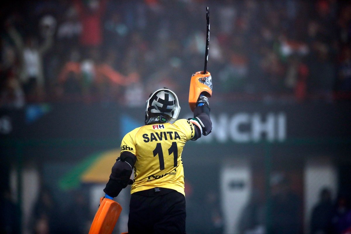 DilipTirkey's tweet photo. Congratulations to our Wall of India, Savita Punia! 🇮🇳🏑

India’s most-capped women’s hockey player! A ₹10 lakh reward from Hockey India for this historic milestone. Your journey inspires generations. Proud of you, champion! ❤️

#HockeyIndia #TeamIndia https://t.co/NqsDcJANM2