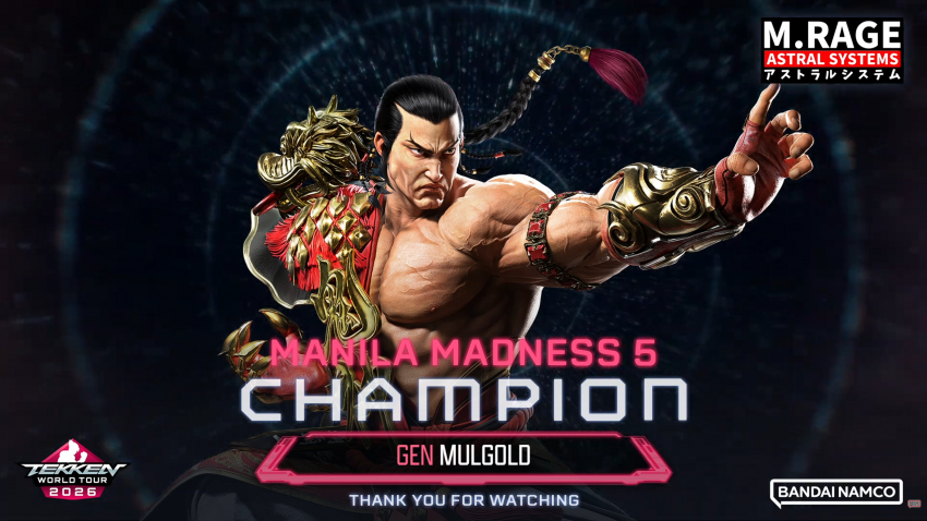 Mulgold_tekken's tweet photo. Manila Madness Champion!! 
I am happy to have win Master tier tournerment for the first time this year!
The countless cheers and support from so many people at the tournerment venue are truly unforgettable❤️

Special thanks to  our hero @BrownmanFgc  for organizing such a wonderful event.
See you next year Filipino~!~!