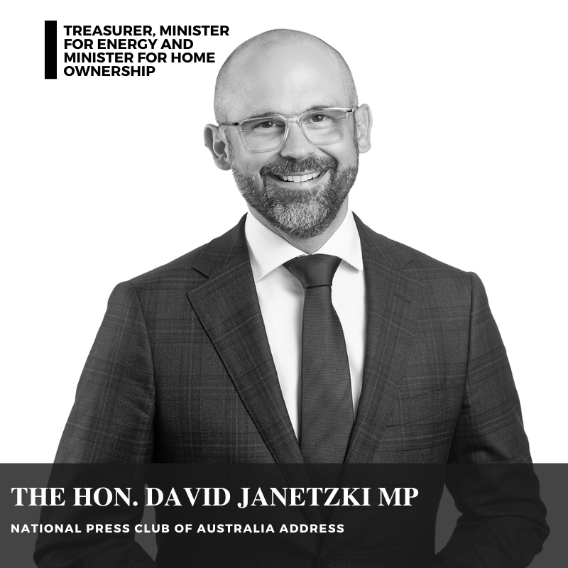 PressClubAust's tweet photo. NEXT WEEK: The Hon. David Janetzki MP, Treasurer, Minister for Energy and Minister for Home Ownership will Address the National Press Club on “Queensland’s unique position to drive the national economy and the threats to the stability of the federation”.

Join us Wednesday, 30th September.

Book online today - https://t.co/OEX79pD95d