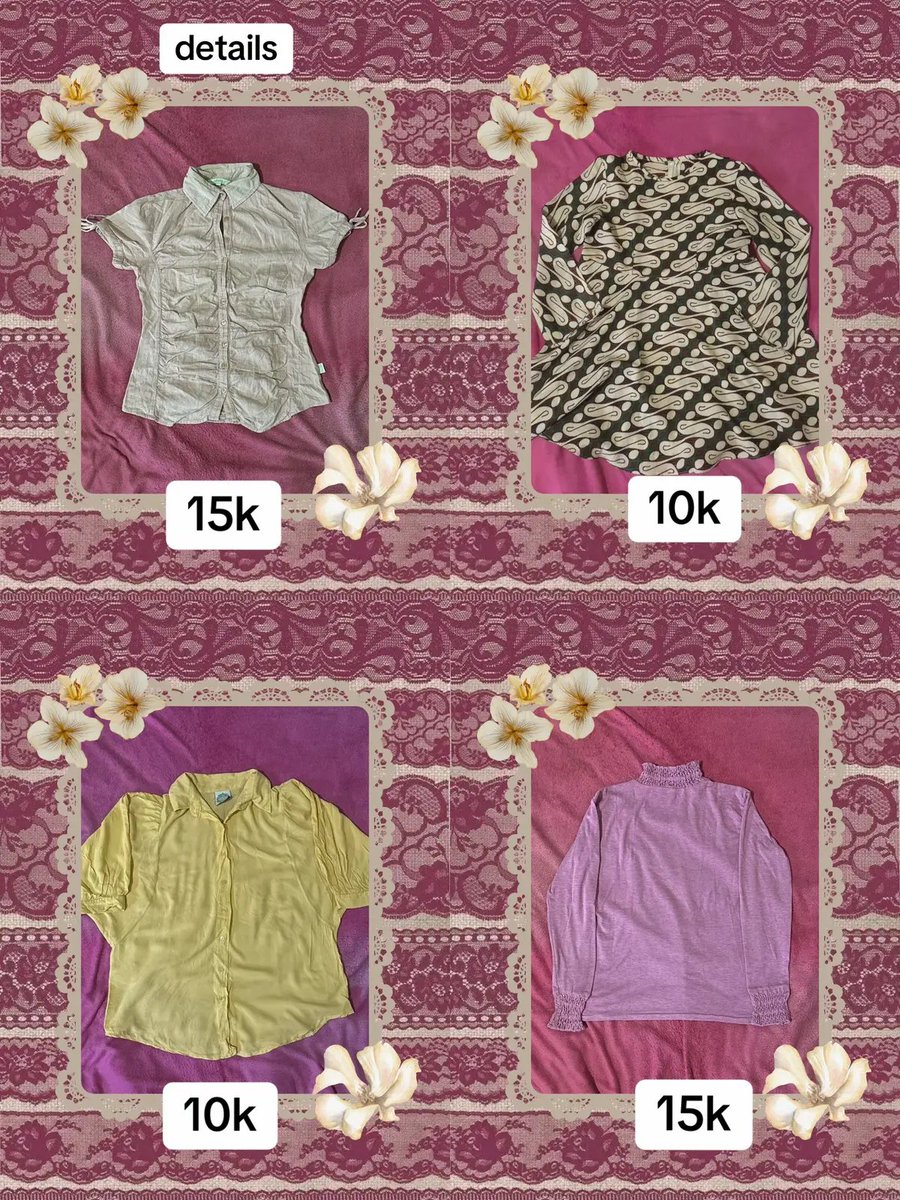 hamptouns's tweet photo. yukk preloved pribadi lagii banyak yg murcekk 💃💃
bisa shopee yaaa 🤗🤗 https://t.co/A1USftuinl