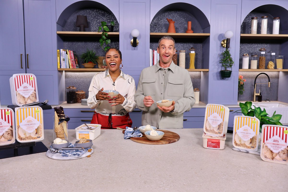 expressoshow's tweet photo. WIN 1 of 5 @WOOLWORTHS_SA gift cards! ✨
To enter, tell us: If you could create your ultimate Woolies Dairy Dream ice cream sundae using one of the two new flavours, Biscoff or Crème Brûlée, which would you choose, and what would you top it with? Include #WooliesDairyDreamIceCream. Comp ends Sunday, 27 September 2026. Ts&Cs: https://t.co/ychP2vbVtG #ExpressoShow