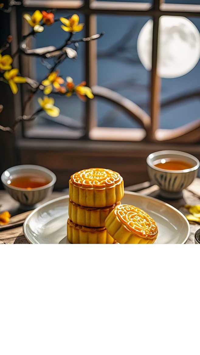 beecoustic's tweet photo. [Today's full moon glow + mid-autumn tea bites = perfect cozy moon festival vibe ] https://t.co/pJCa4MTBzo