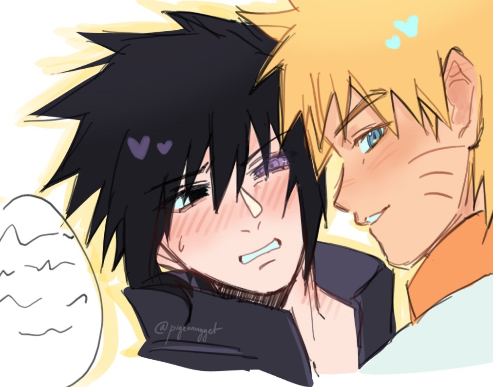 pigeonugget1's tweet photo. my narusasu slop
(naruto got the memo later)

#narusasu #sns https://t.co/KXBoueiuJz
