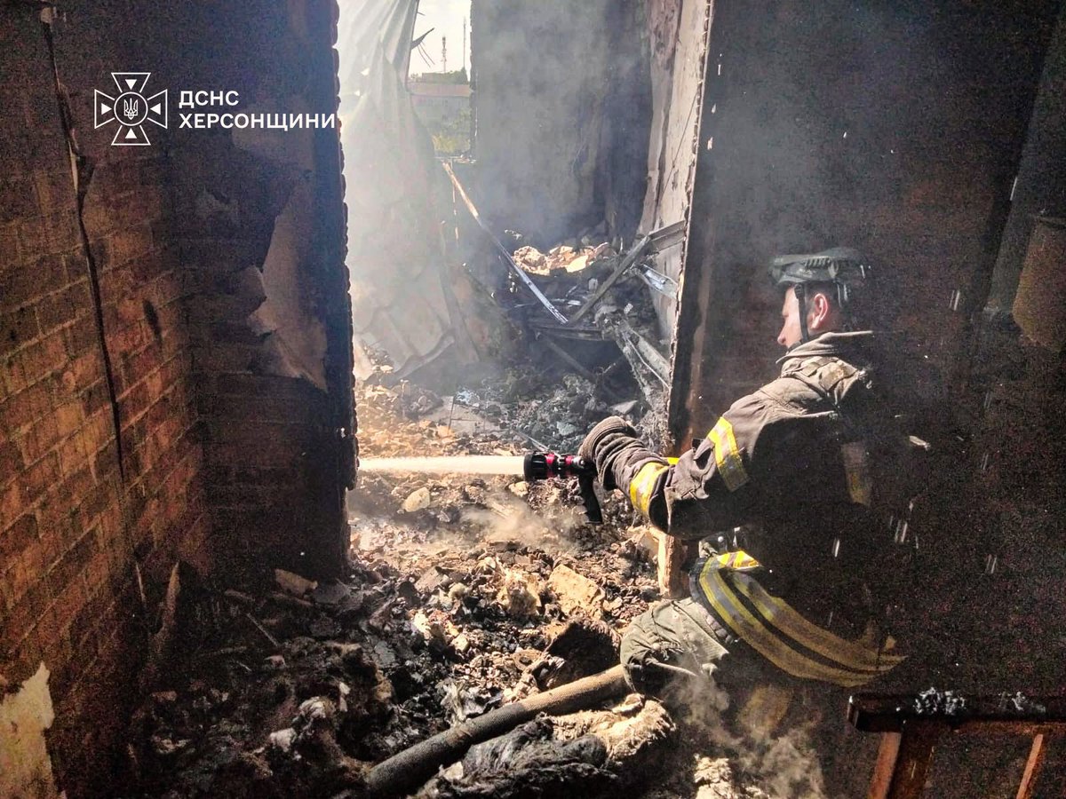 ZelenskyyUa's tweet photo. A vicious, deliberate Russian attack on Zaporizhzhia began last evening. Nine-story residential buildings, a university facility, a shopping mall, and a boiler house were damaged. As of now, five people have been reported injured, and some residents were evacuated. In Lozova, Kharkiv region, a woman was killed in a drone strike. My condolences to her family and loved ones. Three other people were injured. Overall, the Russians struck 10 of our regions in the evening and throughout the night.

Russia is not backing down from its escalation and is sending many signals that it is ready to expand the war. All of this is happening as the stability of the world has already been shattered by this war. We must continue pressuring the aggressor to bring this war to an end. Every response and every long-range sanction is part of the pressure that is actually working, and the world can feel it.  But diplomacy must work in parallel. At the UN General Assembly, we will discuss how we can achieve peace through joint efforts. This is the main task that all leaders should be working on. I thank everyone who is helping.