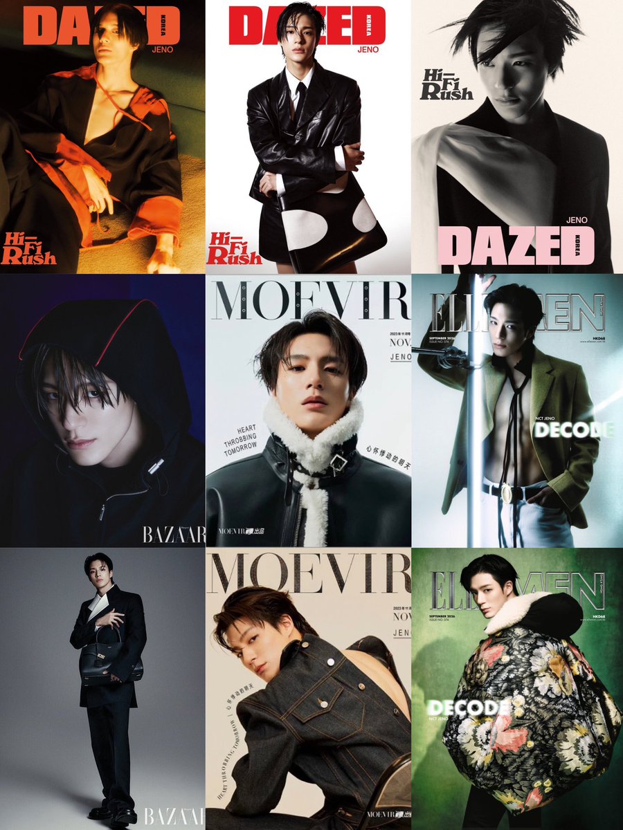 jenmong23's tweet photo. JENO MAGAZINE COVERS 
(including book in book cover) https://t.co/RSaf9av2JS