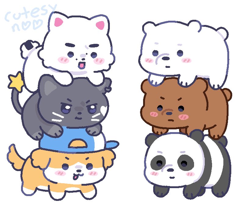 cutesynoo's tweet photo. Whose who !? 🐻
#02z #ENHYPENfanart #ENCHIN https://t.co/N8zJSuZ3sm