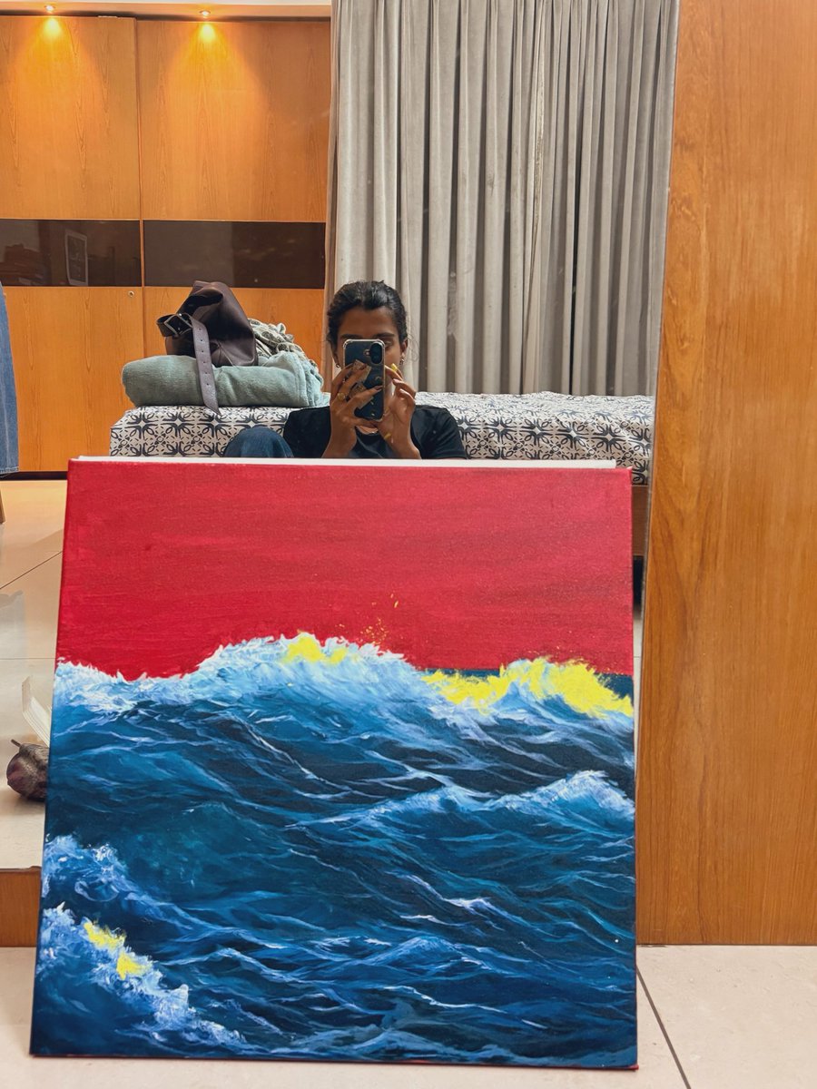 chiaseedssuck's tweet photo. “Reigns” 
Acrylic on Canvas 
I want to be a lot of things. https://t.co/61QchBe0nZ