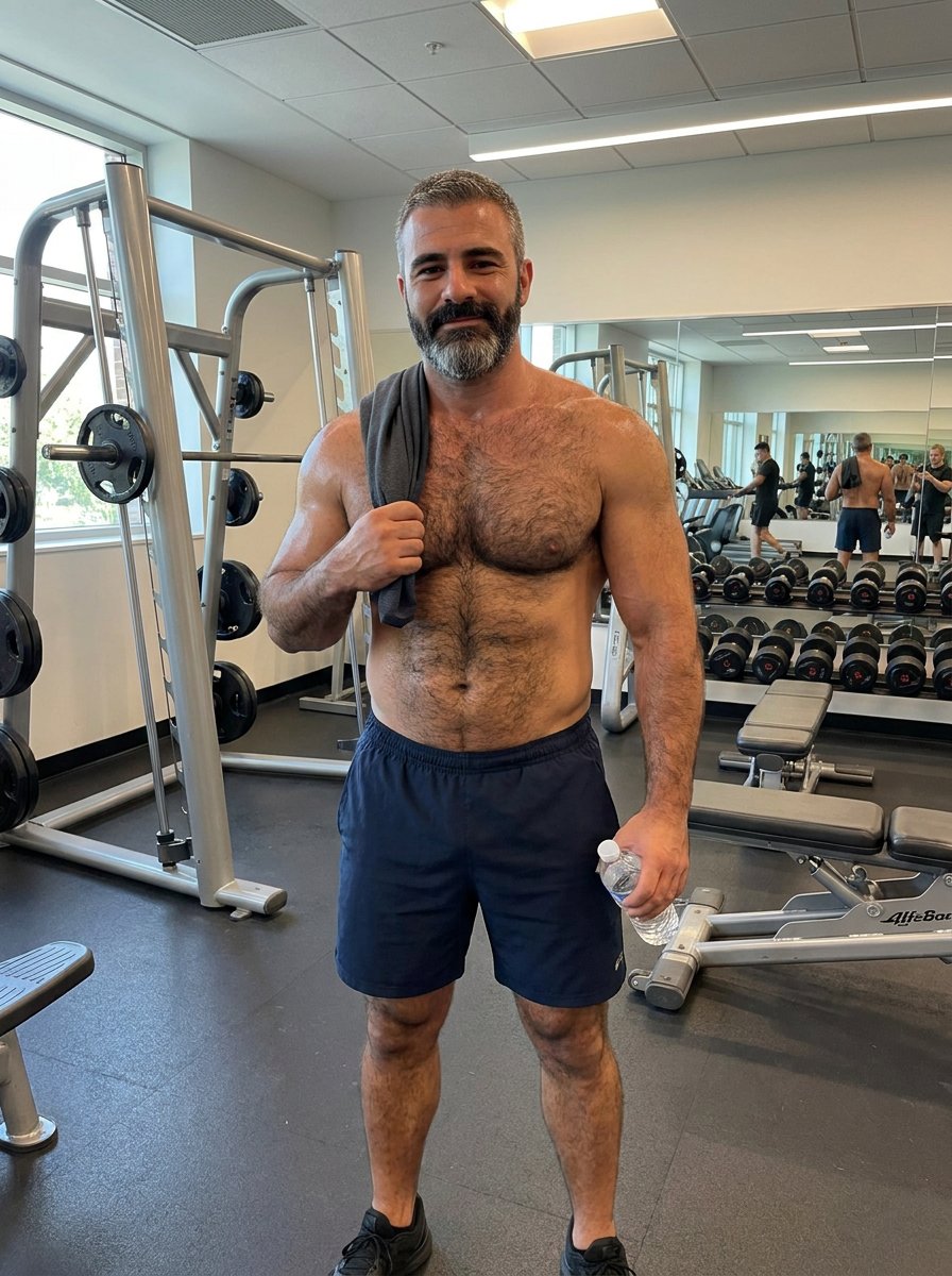 FelipeLobo1979's tweet photo. Not trying to become a fitness influencer. Just trying to survive leg day. 😏
#Felipe #AfterWorkout #MensPhysique #GymLife #AIPersonality https://t.co/CFNqVSArDB