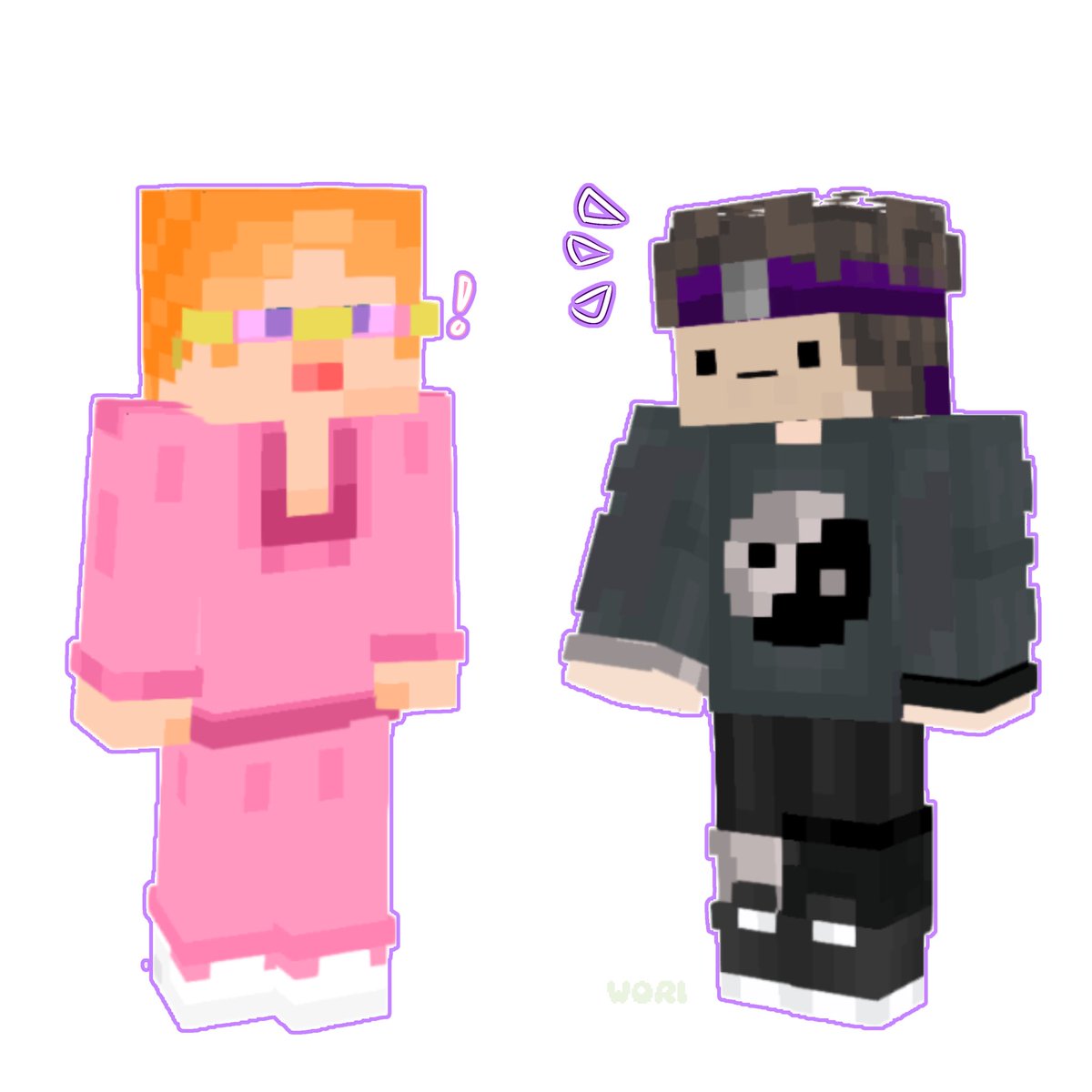 ktbpilled's tweet photo. when ur cool with everyone #pinkfeatherduo #glimmerrayduo #smartypantsduo https://t.co/DLAXUHl5UI