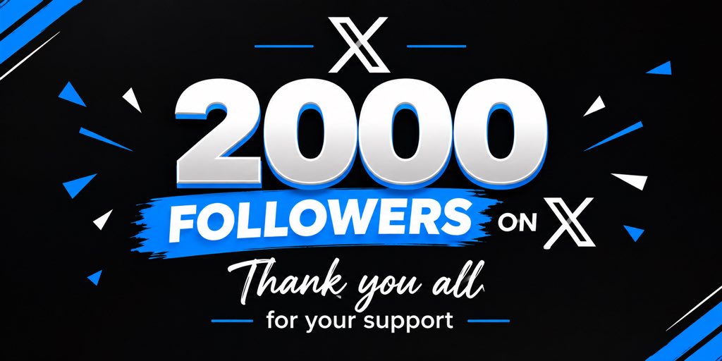 Solomonzikel's tweet photo. 2000 followers on X

Thank you guys for your support 
I’m grateful to you all 🙏🙏

Please, can I still follow you https://t.co/IAVQI69Zx0