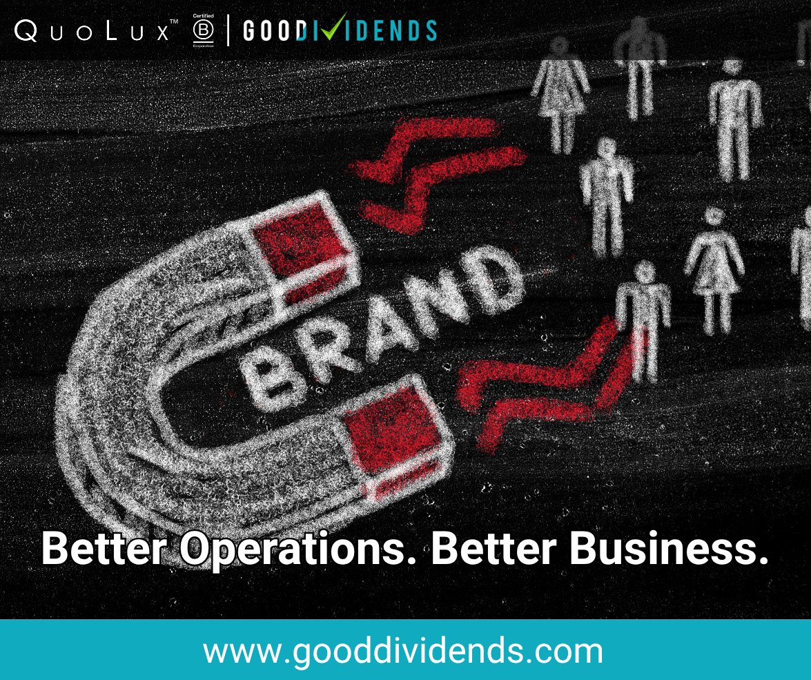 gooddividends's tweet photo. A trusted brand can help :
🤝 Attract new customers
📈 Increase sales
💷 Command premium prices
💡 Attract investors
🛡️ Reduce business risk
Build trust, keep your promises, deliver great customer experiences &amp; make a positive contribution to your community.
#GoodDividends https://t.co/ge4Yh1UIPM