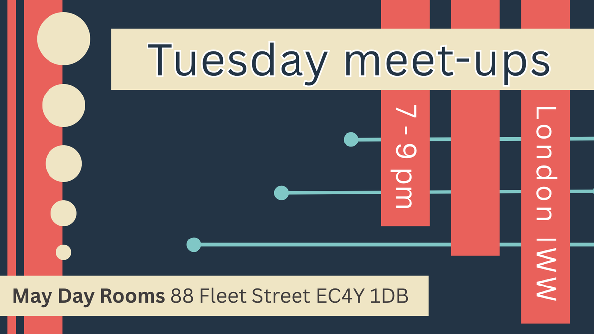 LondonIWW's tweet photo. Don't forget that we keep office hours most Tuesdays!

Come along if want:
  👉 help with a workplace issue
  👉 to get organised at work!
  👉 to get involved with the #union

At the May Day Rooms, but remember to email london (at) https://t.co/MtzzWTO7Ab to check we're in! https://t.co/Uhv8hD4BpC