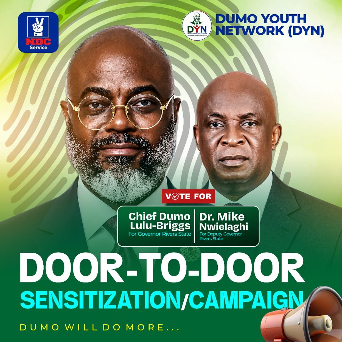 Dumoyouthnetwor's tweet photo. Dumo Youth Network begins the Door-to-Door Sensitization Campaign.
We are bringing the “Dumo Will Do More” message directly to door in every community across Rivers State, engaging residents and listening to their concerns.
#DumoWillDoMore #ResetRivers https://t.co/o3yaGb4JyY