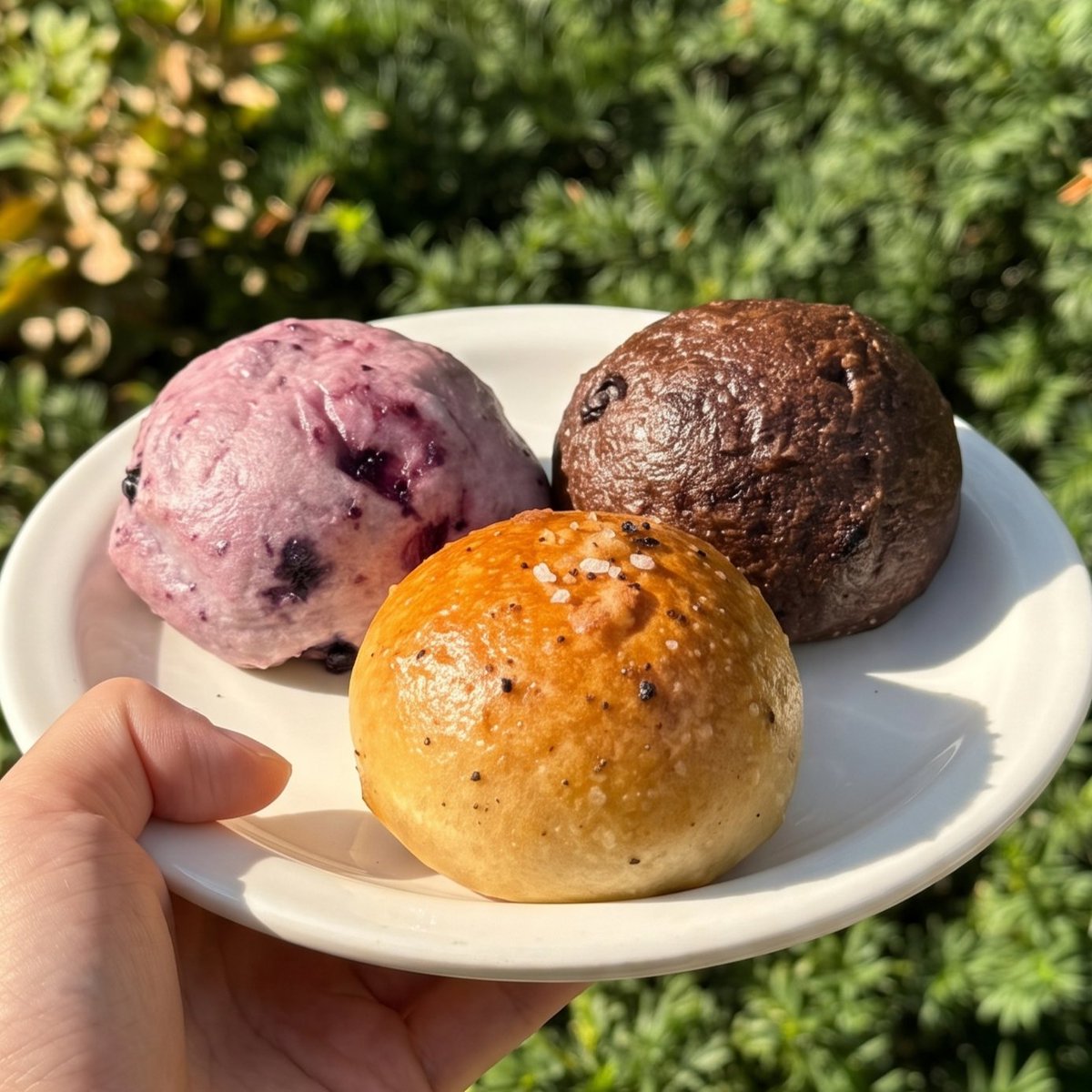 hanibbagel's tweet photo. いちばんベーグルらしい味がいい人へ😋
HANIB BAGELだけのベーグルをお楽しみください!

🥯塩ベーグル
🥯ブルーベリーベーグル
🥯チョコベーグル

#HANIBBAGEL #一口ベーグル #聖水 https://t.co/2IF96Shh5T