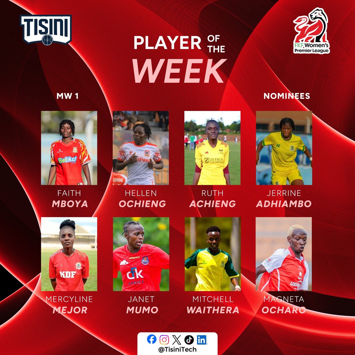 FKF_WPL's tweet photo. Vote for your #FKFWPL Player of the Week! ⚽🔥

🗳️ Cast your vote: https://t.co/3LvN5ySiHq https://t.co/ZT2ZBcdVSN