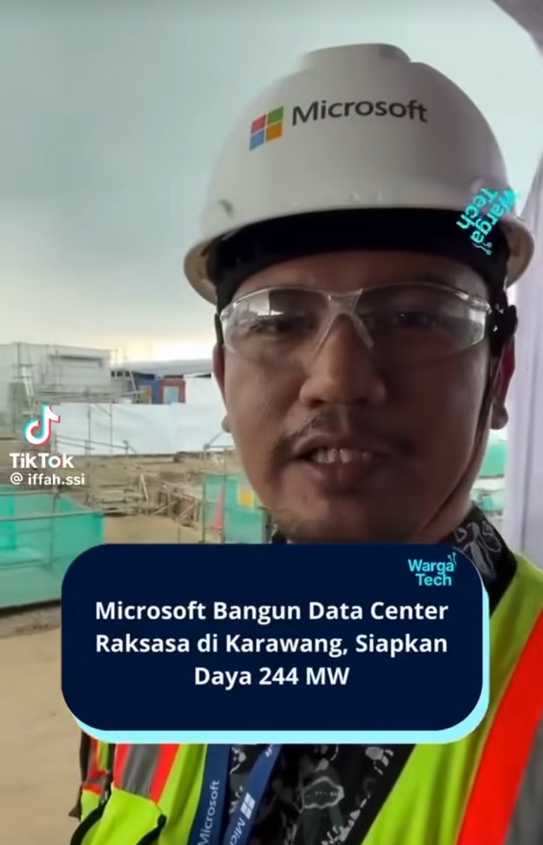 bakuldimsum_'s tweet photo. Kalian tau ga microsoft lagi bangun data center raksasa di karawang?? Dan karawang termasuk daerah yg lagi krisis air. https://t.co/lNNEtXJld1