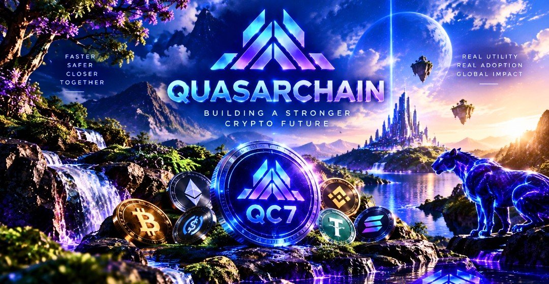 QuasarChainOfcl's tweet photo. 🌿 Faster, safer, closer together. Building a stronger crypto future means more than launching a token, it means creating real utility that people around the world can actually rely on and trust. That's the path QuasarChain is walking, one milestone at a time 🐆
#QuasarChain #Crypto #Blockchain #RealUtility #Web3