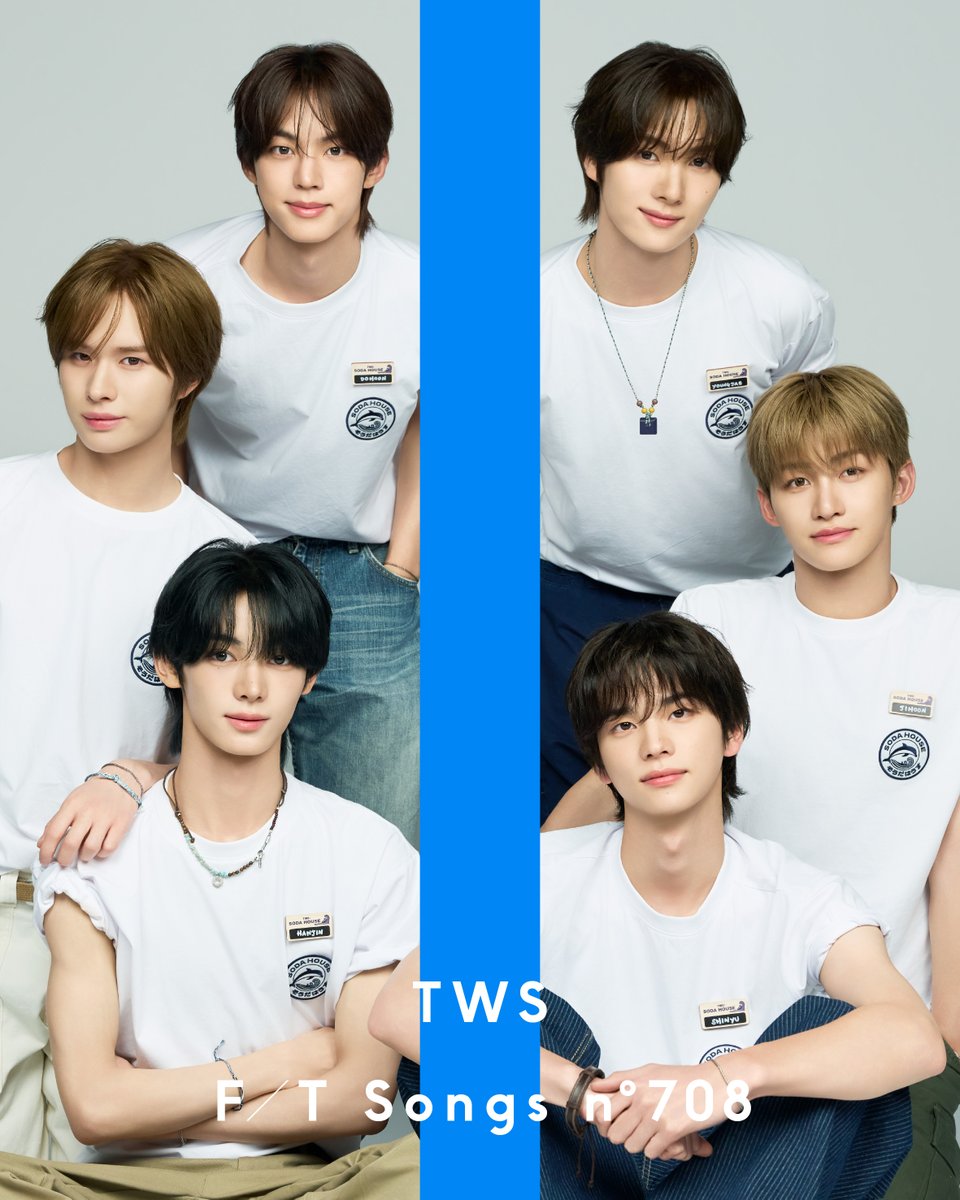 The_FirstTake's tweet photo. 【#THEFIRSTTAKE】

ー

No.708
TWS
@TWS_PLEDIS
@TWS_PLEDIS_JP

ー

第708回は、6人組ボーイグループTWSが再登場。
かけがえのない青春のきらめく瞬間を詰め込んだ楽曲「SODA SODA」を、TWSならではの爽やかなパフォーマンスで一発撮り披露。

▼22:00～YouTubeプレミア公開