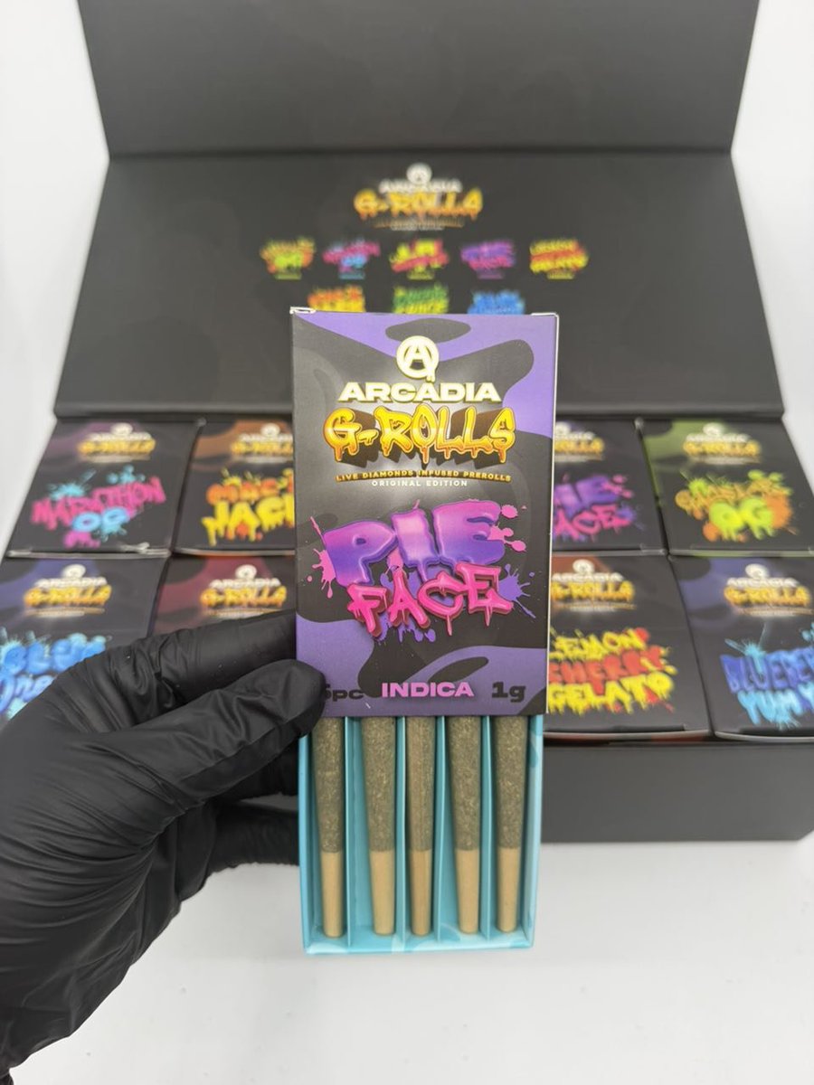 Pack_pro_'s tweet photo. Arcadia G Rolls 

250 1 gram Joints 

1 box 900
2 boxes 850 each
5 boxes 800 each
10 boxes 750 each https://t.co/API2SxvN4a