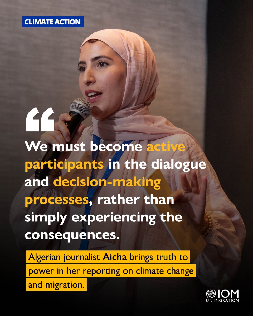UNmigration's tweet photo. Across Africa, young leaders are turning climate mobility ideas into action. 💚

One year after completing an IOM programme, they are helping communities respond to climate change and displacement. https://t.co/FltT9d31gn