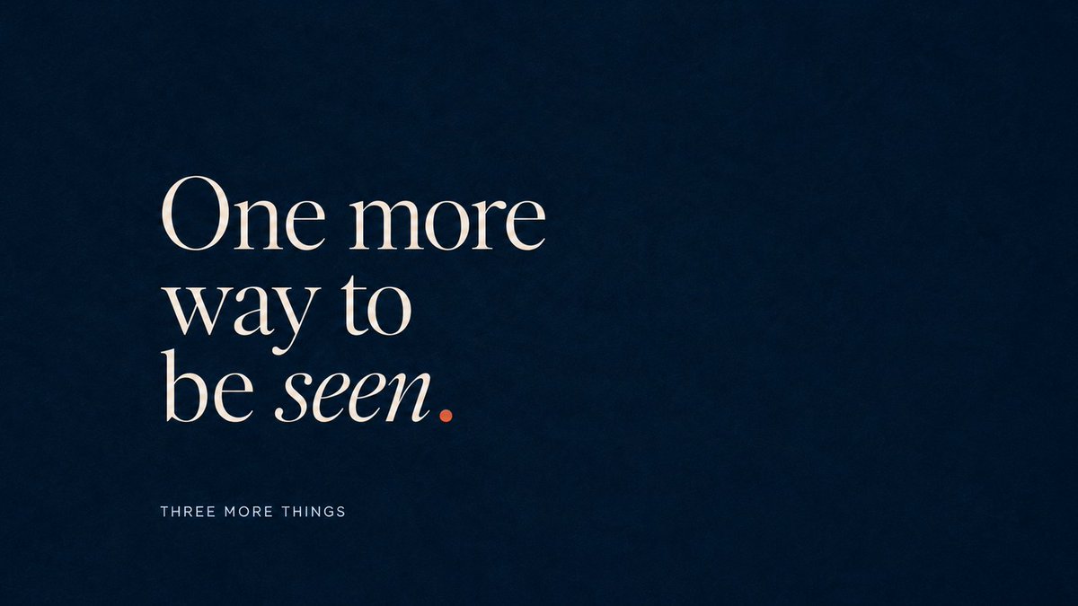 3MoreThings tweet picture