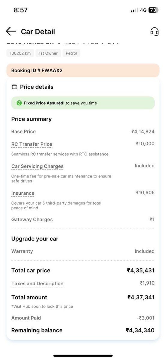 Sbkhpfw's tweet photo. @cars24india will NOT pay a cancellation charge for a delay caused by CARS24. You missed our agreed delivery deadline, the car wasn't ready for PDI, and your team asked for another week. We want our full ₹15,119 refund Refuse it in writing and we'll file a consumer cour #scam https://t.co/4b4zDNfWv6