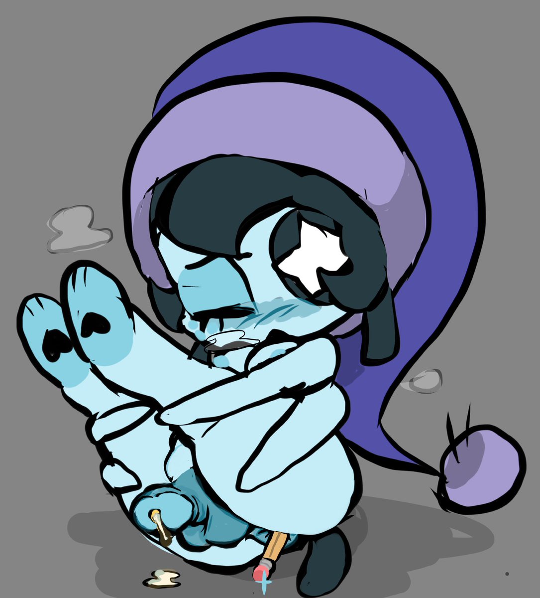 7waningcrescent's tweet photo. When you shove a pencil up your ass #dandysworldnsfw https://t.co/KSGQHjPk9y