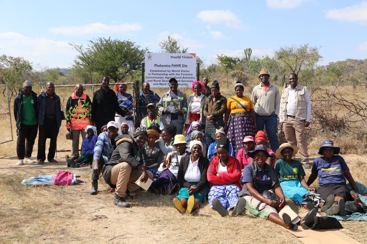 WorldVisionZim's tweet photo. In Mberengwa Ward 32, farmers have restored more than 45 hectares through FMNR, creating better grazing areas and new livelihood opportunities through beekeeping.

Together, communities are restoring nature, building resilience and creating more sustainable livelihoods. https://t.co/vAW80qIgWu